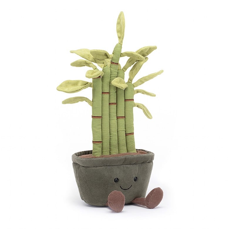 Jellycat Amuseable Potted Bamboo ONE SIZE - H30 X W13 CM