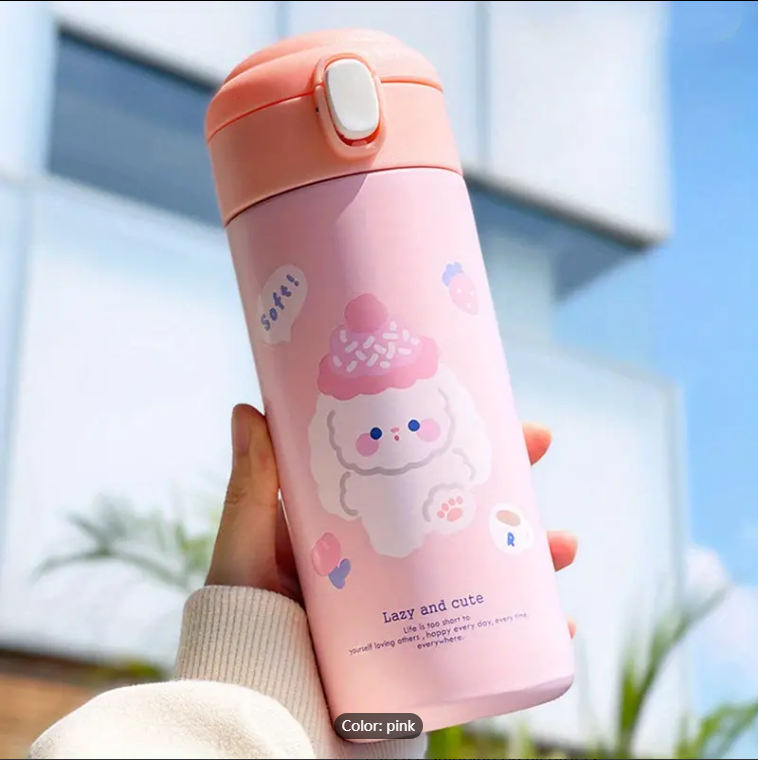Portable Thermal Bottles Stainless Steel Leakproof Tumble