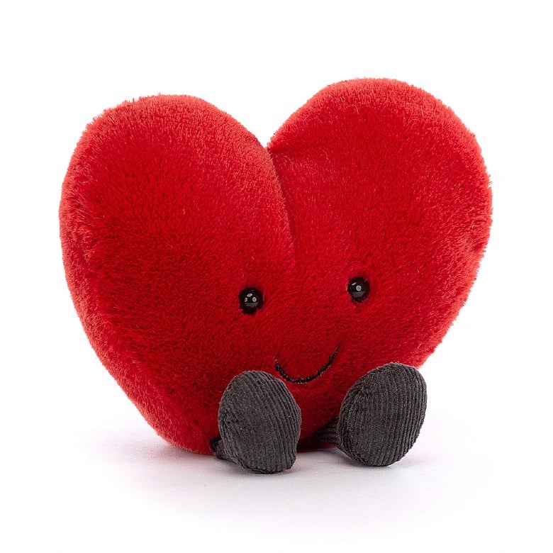 Jellycat Amuseable Red Heart SMALL - H11 X W12 CM