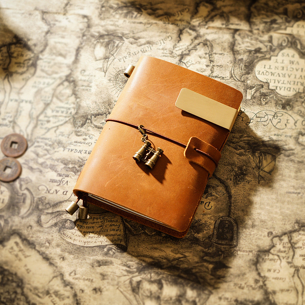 Leather Journal Traveler's Notebook Retro Handmade Diary Portable Sketchbook