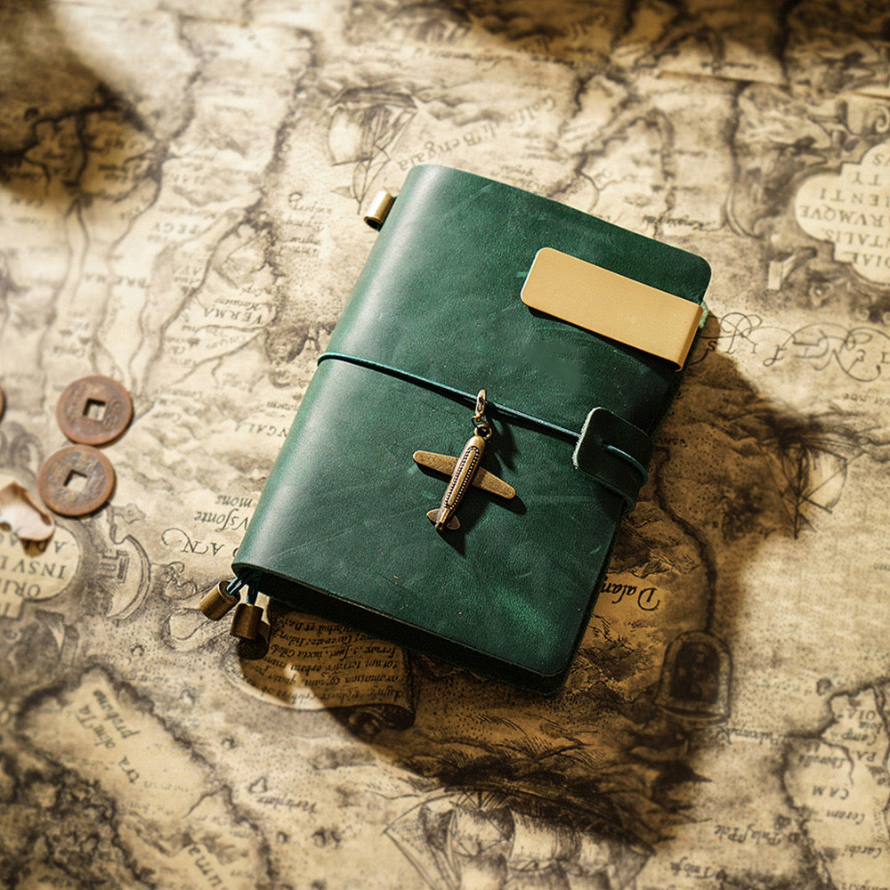 Leather Journal Traveler's Notebook Retro Handmade Diary Portable Sketchbook