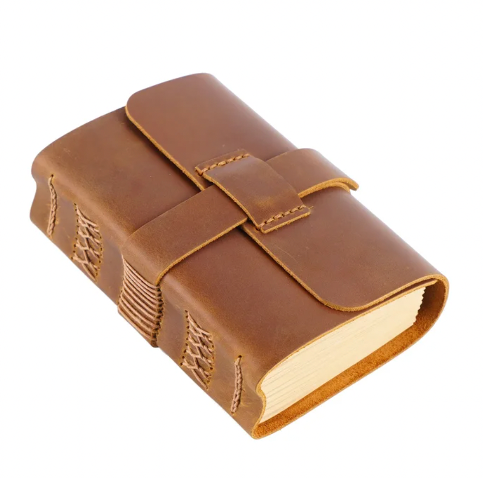 Handmade Genuine Leather Notebook Neutral Vintage Cowhide Notepad Creative Men Sketchboo