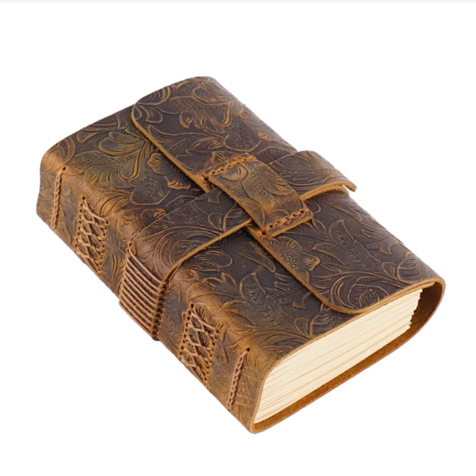 Handmade Genuine Leather Notebook Neutral Vintage Cowhide Notepad Creative Men Sketchboo