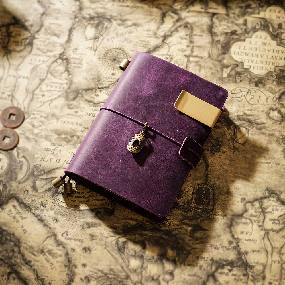 Leather Journal Traveler's Notebook Retro Handmade Diary Portable Sketchbook