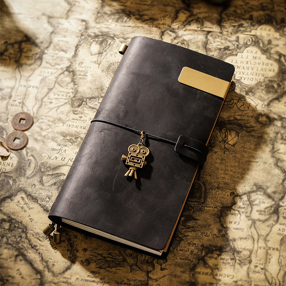 Leather Journal Traveler's Notebook Retro Handmade Diary Portable Sketchbook