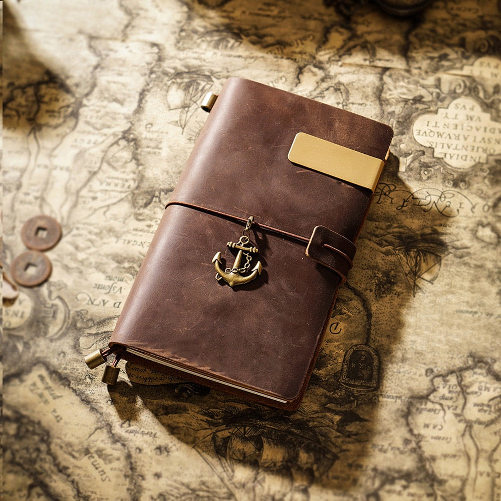 Leather Journal Traveler's Notebook Retro Handmade Diary Portable Sketchbook