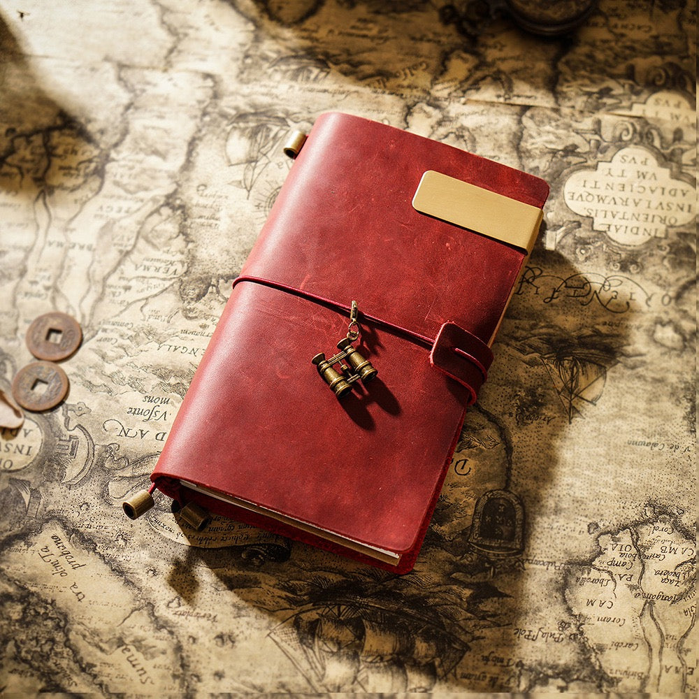 Leather Journal Traveler's Notebook Retro Handmade Diary Portable Sketchbook