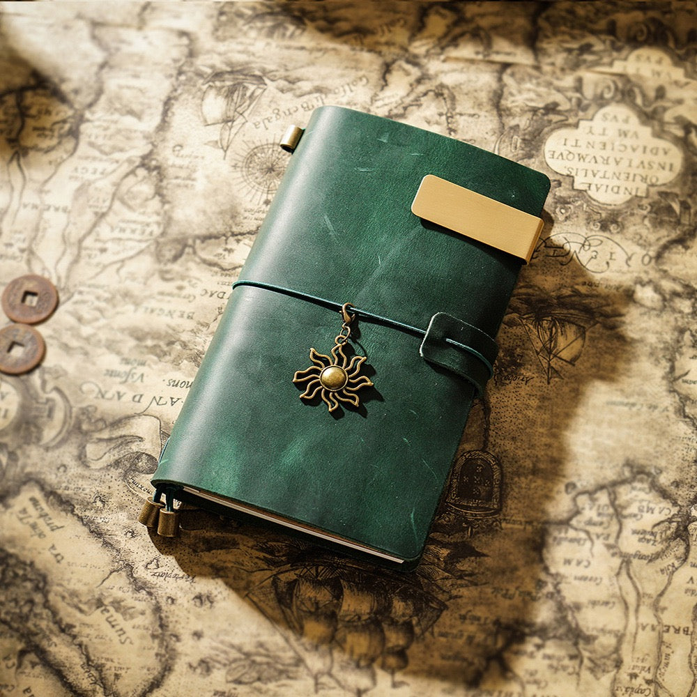 Leather Journal Traveler's Notebook Retro Handmade Diary Portable Sketchbook