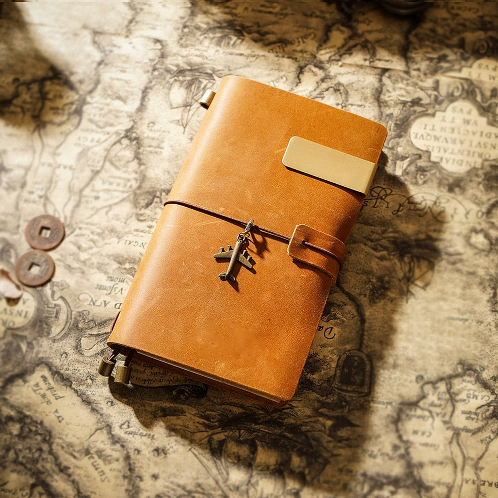 Leather Journal Traveler's Notebook Retro Handmade Diary Portable Sketchbook