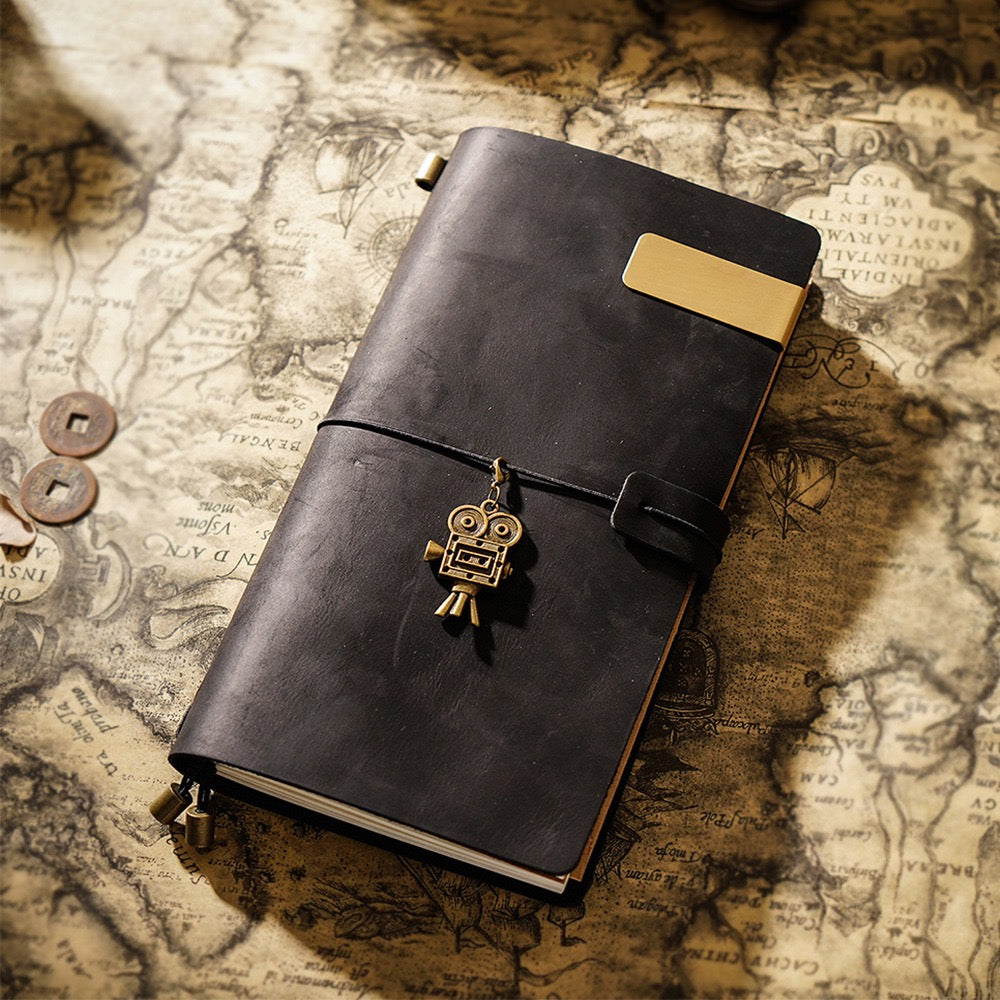Leather Journal Traveler's Notebook Retro Handmade Diary Portable Sketchbook