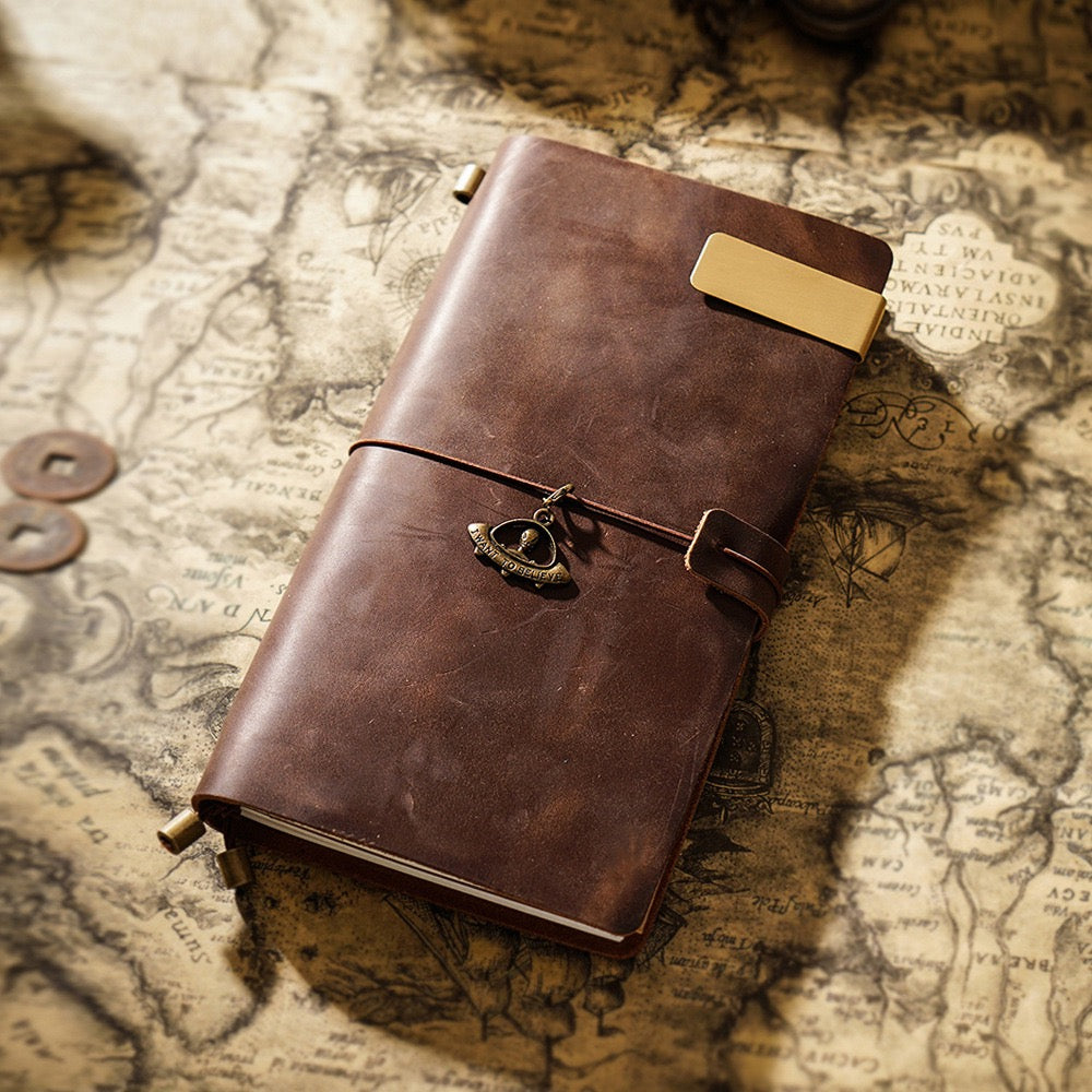 Leather Journal Traveler's Notebook Retro Handmade Diary Portable Sketchbook