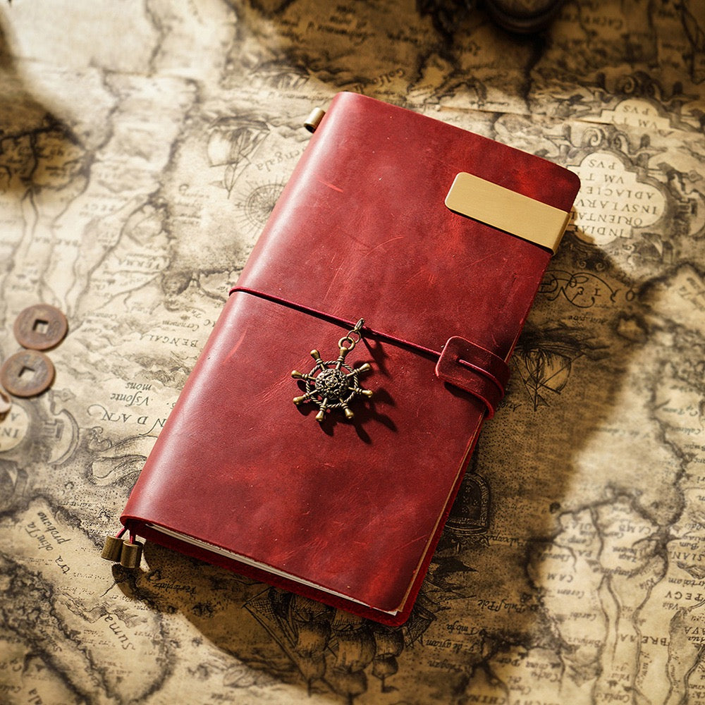 Leather Journal Traveler's Notebook Retro Handmade Diary Portable Sketchbook