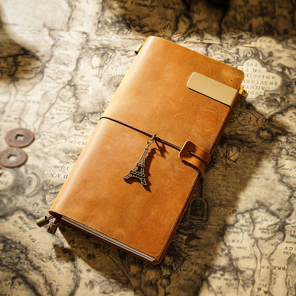 Leather Journal Traveler's Notebook Retro Handmade Diary Portable Sketchbook