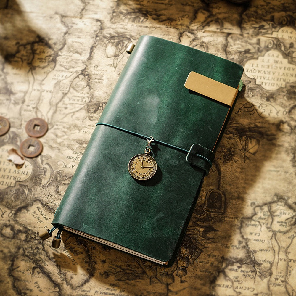 Leather Journal Traveler's Notebook Retro Handmade Diary Portable Sketchbook
