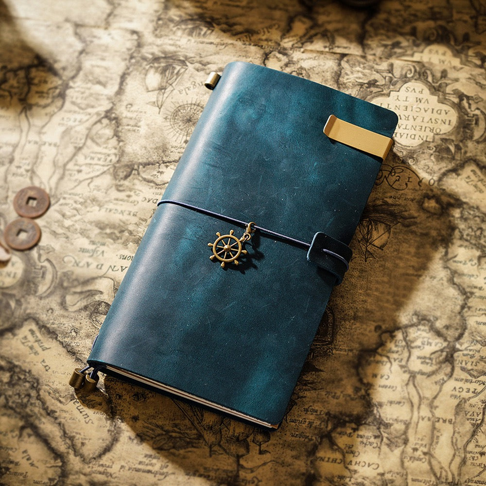 Leather Journal Traveler's Notebook Retro Handmade Diary Portable Sketchbook