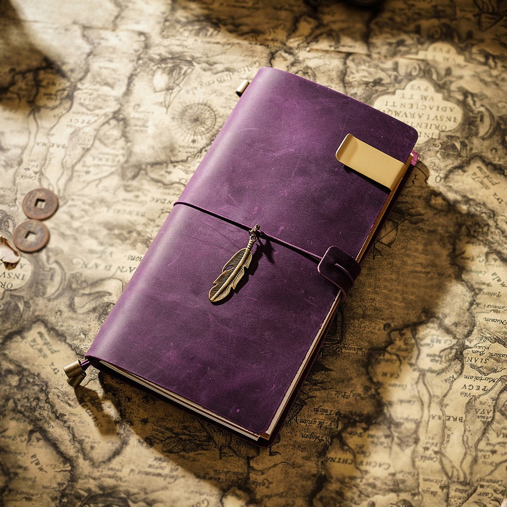 Leather Journal Traveler's Notebook Retro Handmade Diary Portable Sketchbook