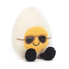 Jellycat Amuseable Boiled Egg Chic ONE SIZE - H14 X W9 CM
