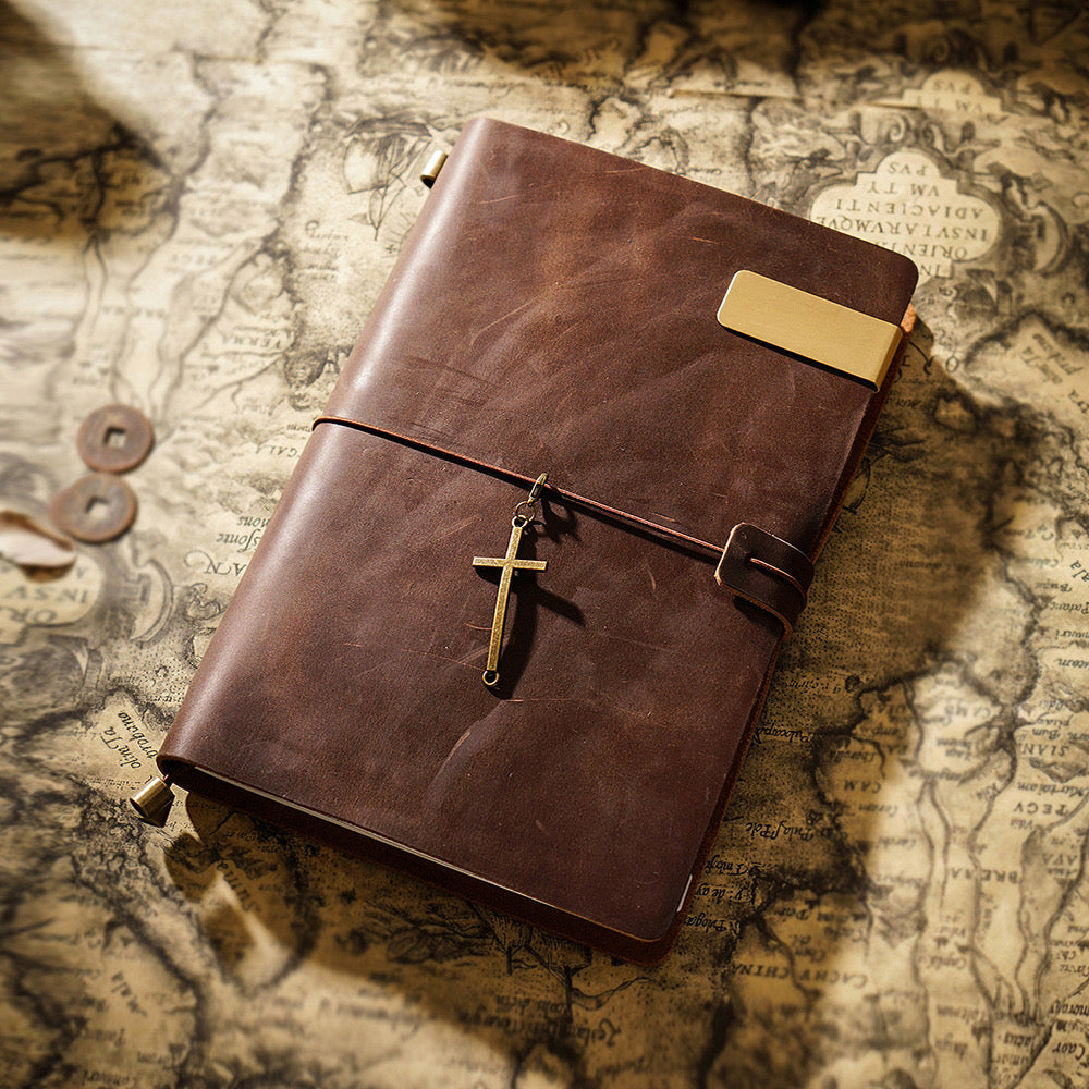 Leather Journal Traveler's Notebook Retro Handmade Diary Portable Sketchbook