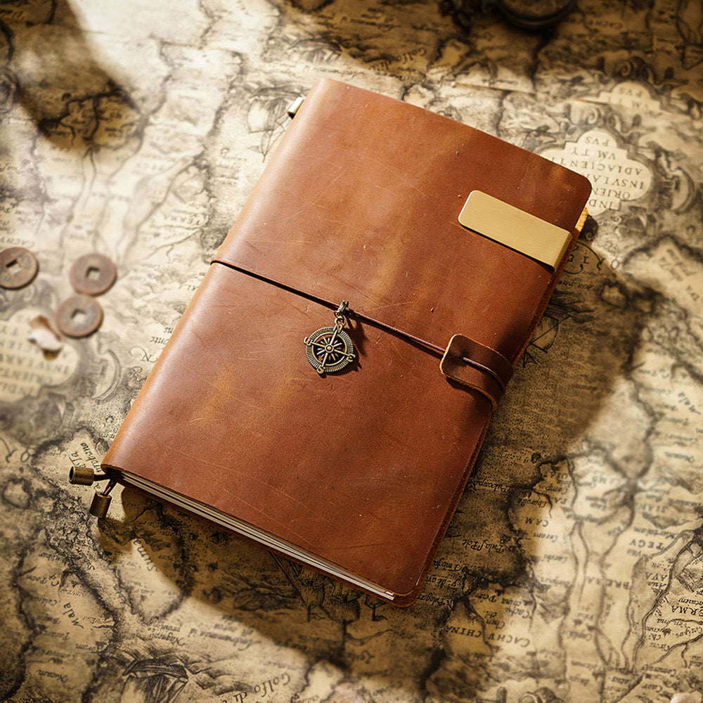 Leather Journal Traveler's Notebook Retro Handmade Diary Portable Sketchbook