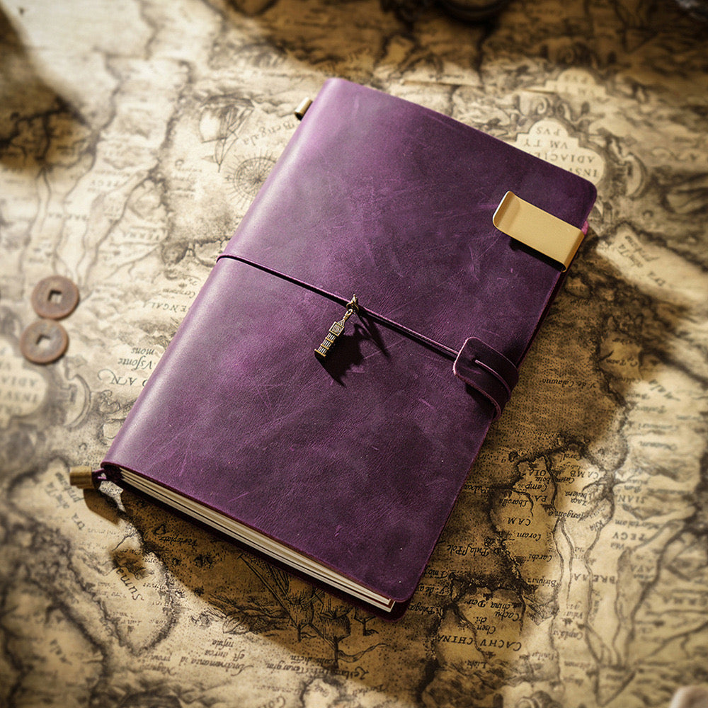 Leather Journal Traveler's Notebook Retro Handmade Diary Portable Sketchbook