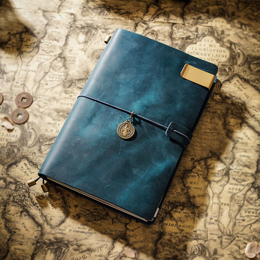 Leather Journal Traveler's Notebook Retro Handmade Diary Portable Sketchbook