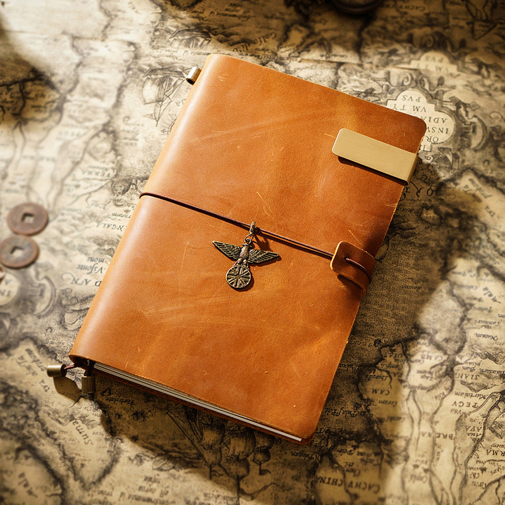 Leather Journal Traveler's Notebook Retro Handmade Diary Portable Sketchbook