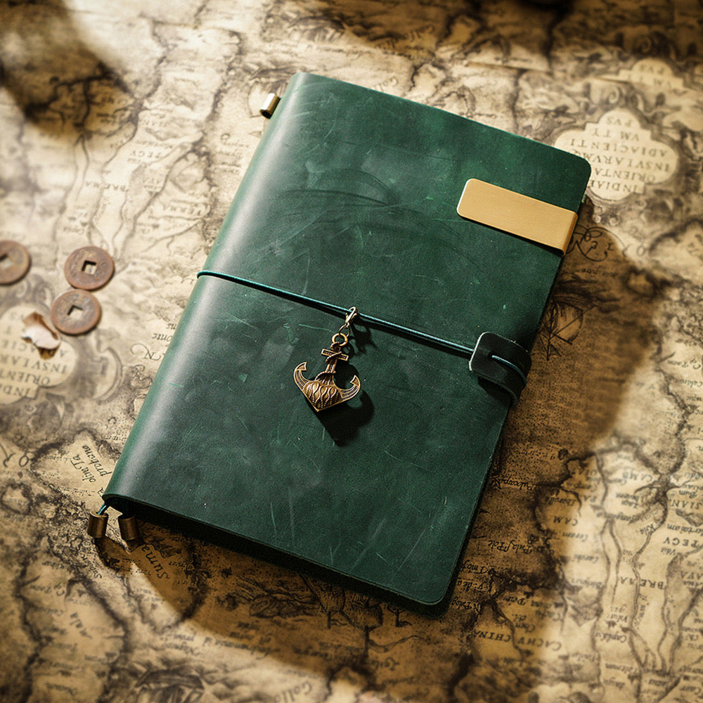 Leather Journal Traveler's Notebook Retro Handmade Diary Portable Sketchbook