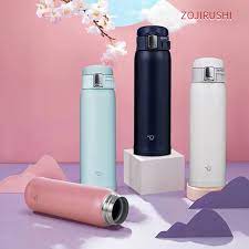Zojirushi Sm-Wa48-Gd Stainless Steel Mug Seamless One Touch Khaki 500ml - Japanese Mugs