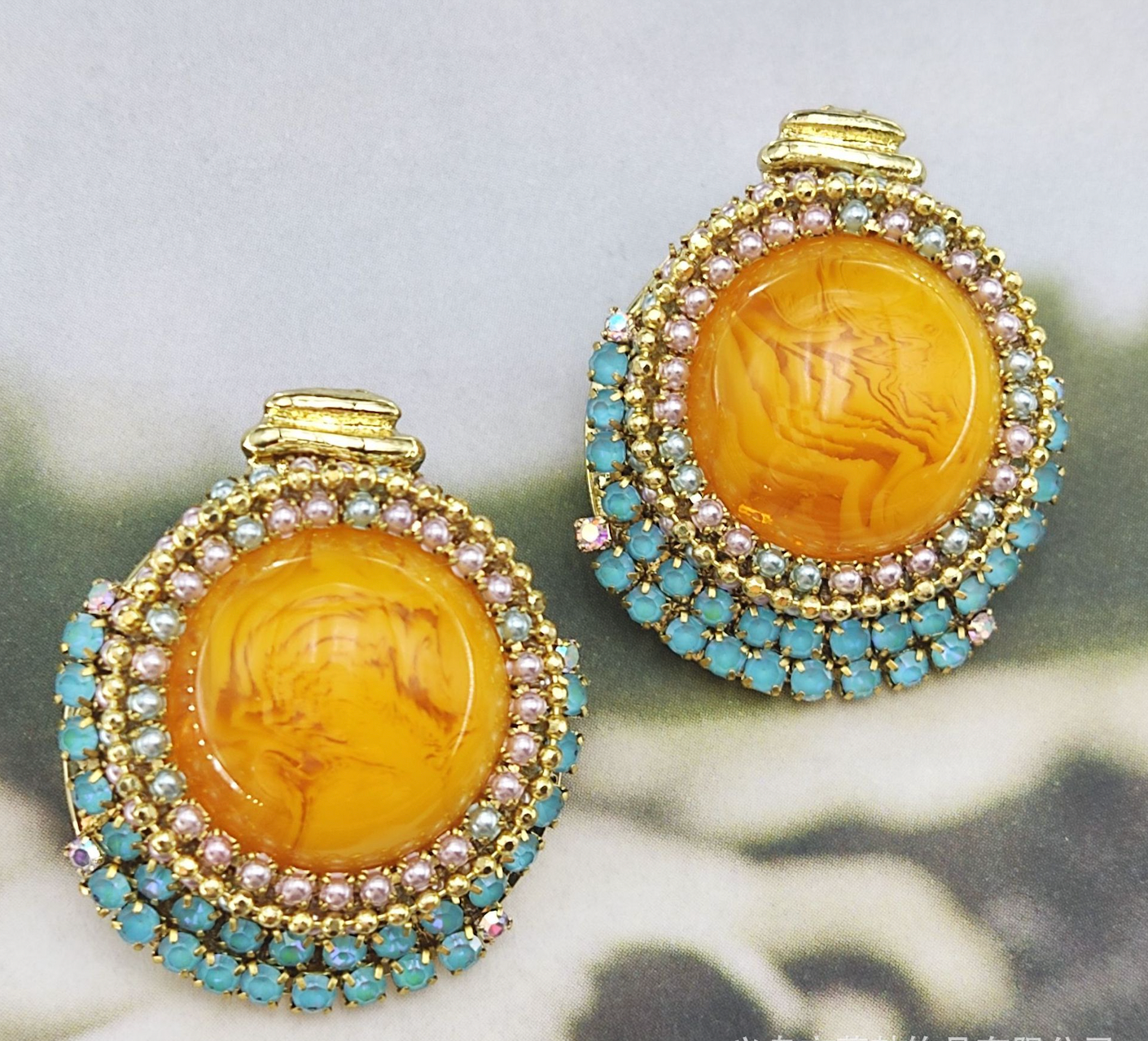 Artisanal Italian Import Earrings - S925 Silver Needle, Fashionable Niche Designer, Premium Gold Plating
