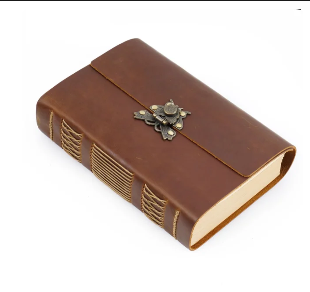 Genuine Leather Sketchbook Retro Diary Thickened Notebook