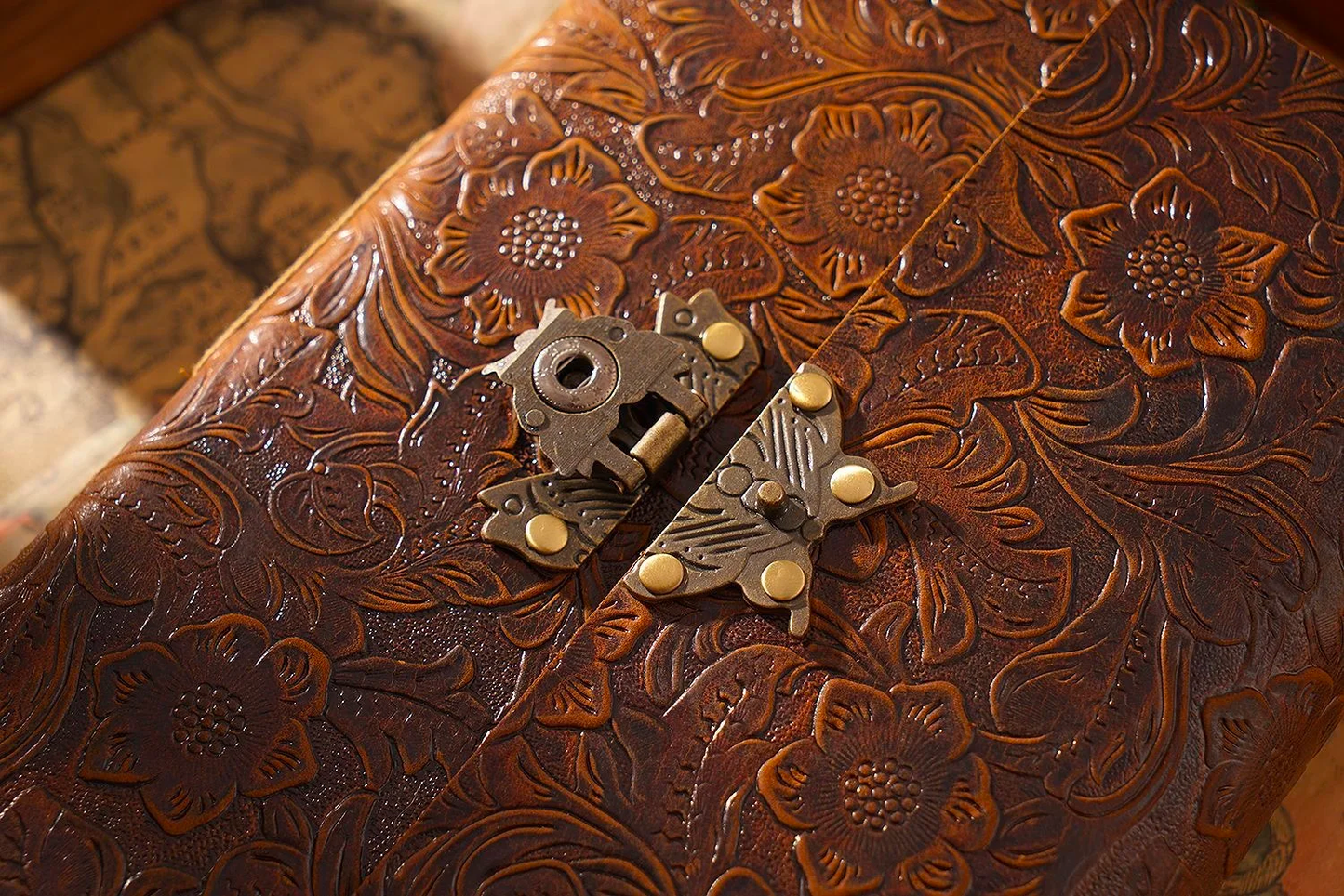 Genuine Leather Sketchbook Retro Diary Thickened Notebook