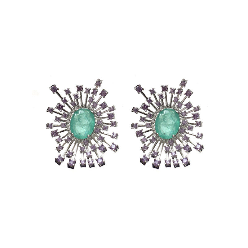 Luxurious Hollow-out Firework Earrings