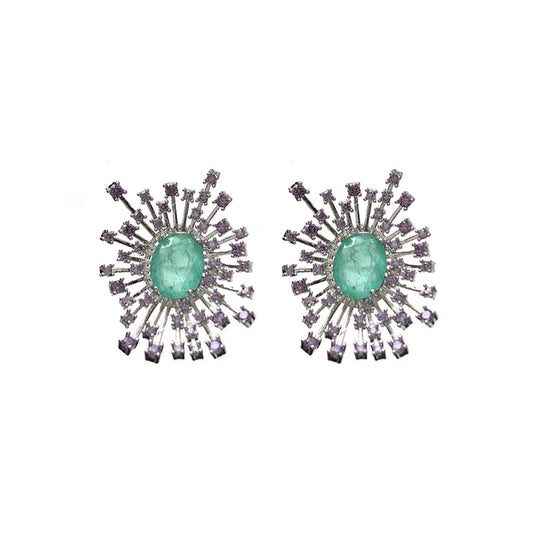 Luxurious Hollow-out Firework Earrings