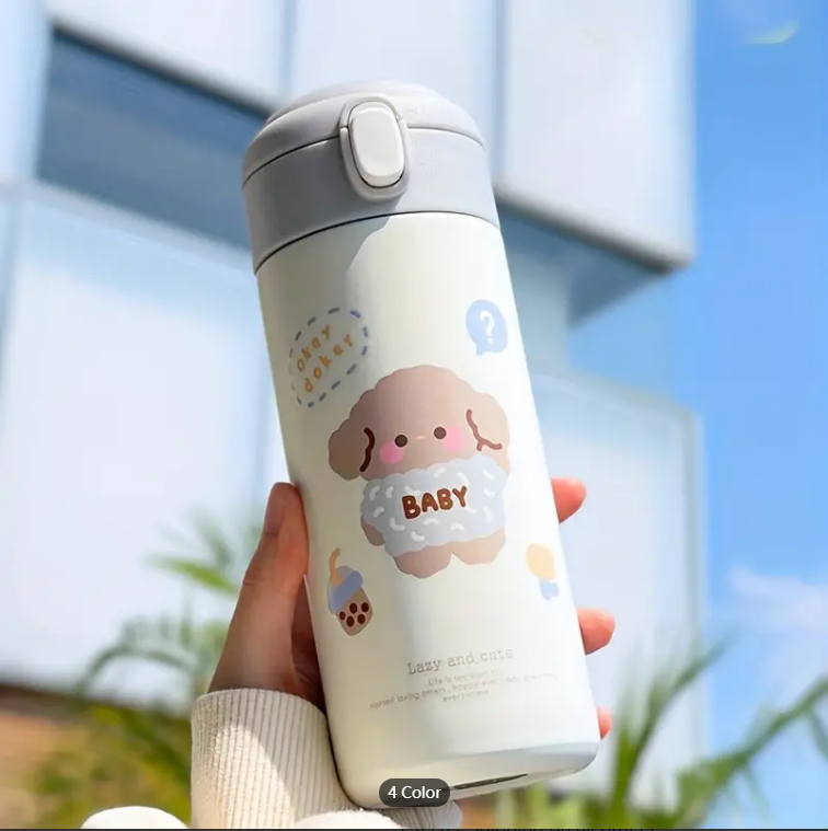 Portable Thermal Bottles Stainless Steel Leakproof Tumble