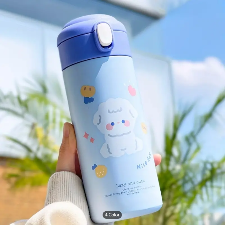Portable Thermal Bottles Stainless Steel Leakproof Tumble