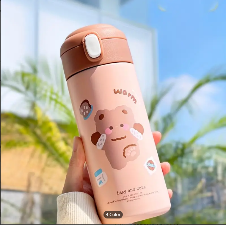Portable Thermal Bottles Stainless Steel Leakproof Tumble
