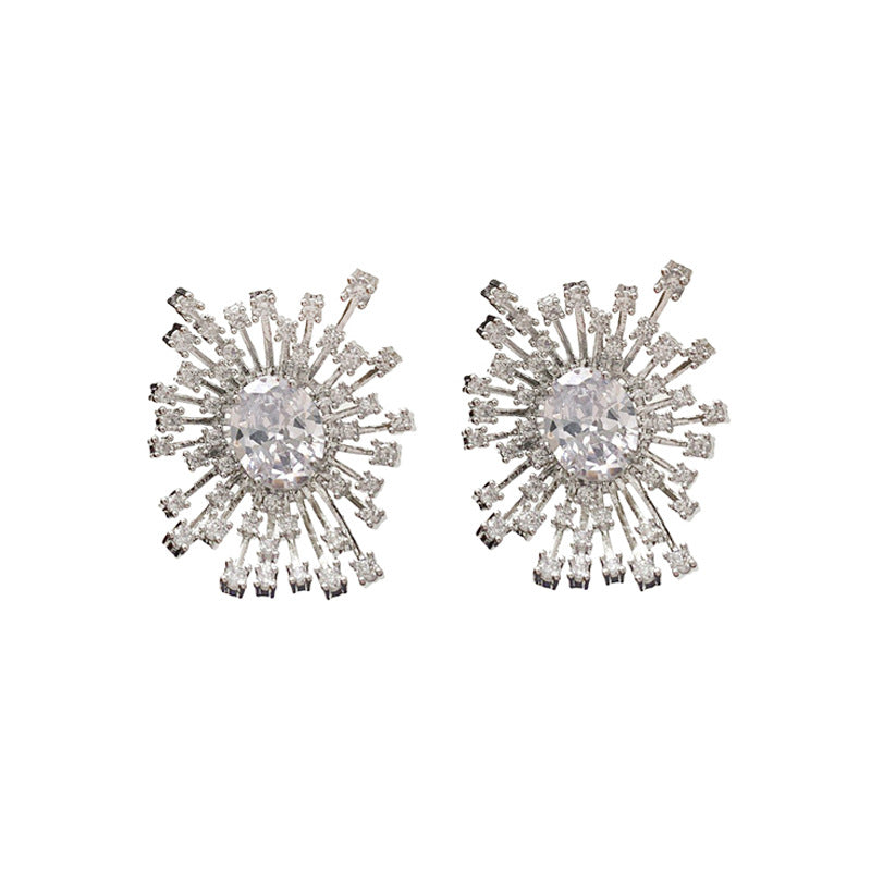 Luxurious Hollow-out Firework Earrings