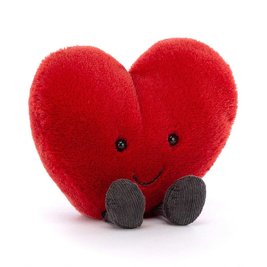 Jellycat Amuseable Red Heart  SMALL - H11 X W12 CM