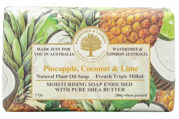 Wavertree & London Soap 200g - Pineapple, Coconut & Lime