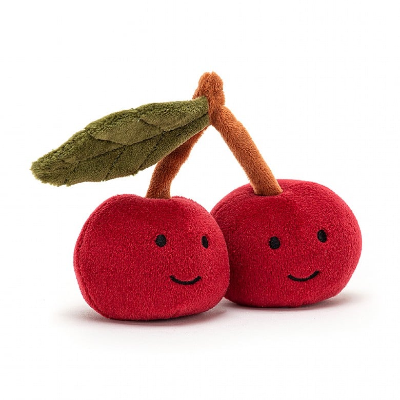 Jellycat Fabulous Fruit Cherry ONE SIZE - H9 X W10 CM