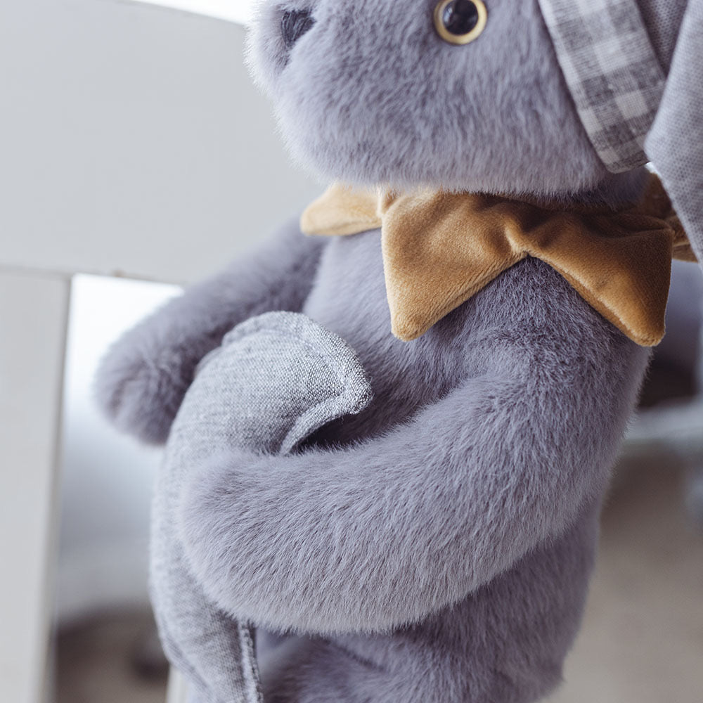 Dabron Nordic Style Gray Moon Teddy Bear Plush Toy