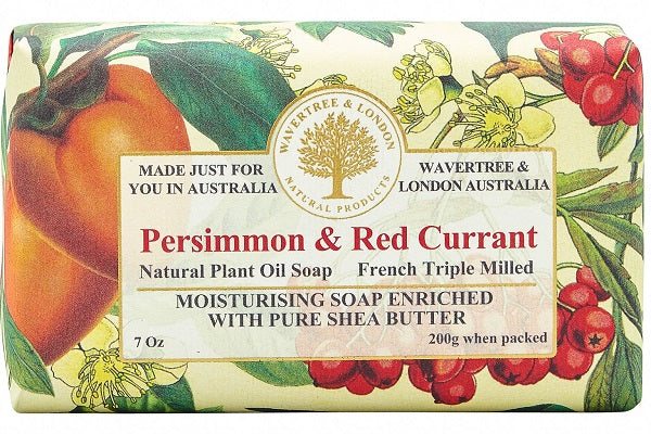 Wavertree & London Soap 200g - Persimmon & Red Currant