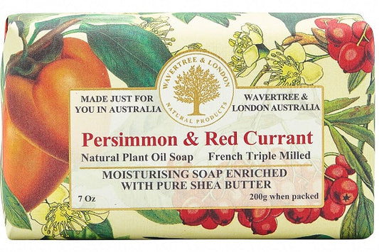 Wavertree & London Soap 200g - Persimmon & Red Currant