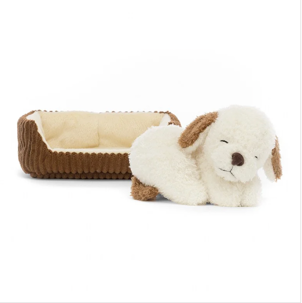 Jellycat Napping Nipper Dog ONE SIZE - H10 X W14 CM