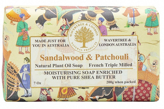 Wavertree & London Soap 200g - Sandalwood & Patchouli