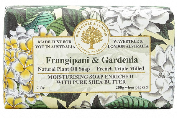 Wavertree & London Soap 200g - Frangipani & Gardenia