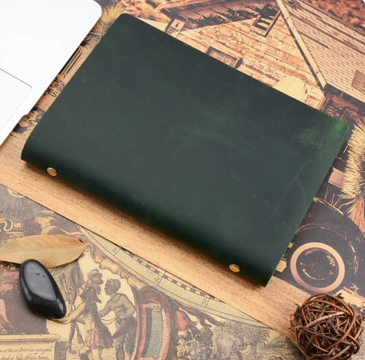 Classic Leather Rings Binder Notebook A5