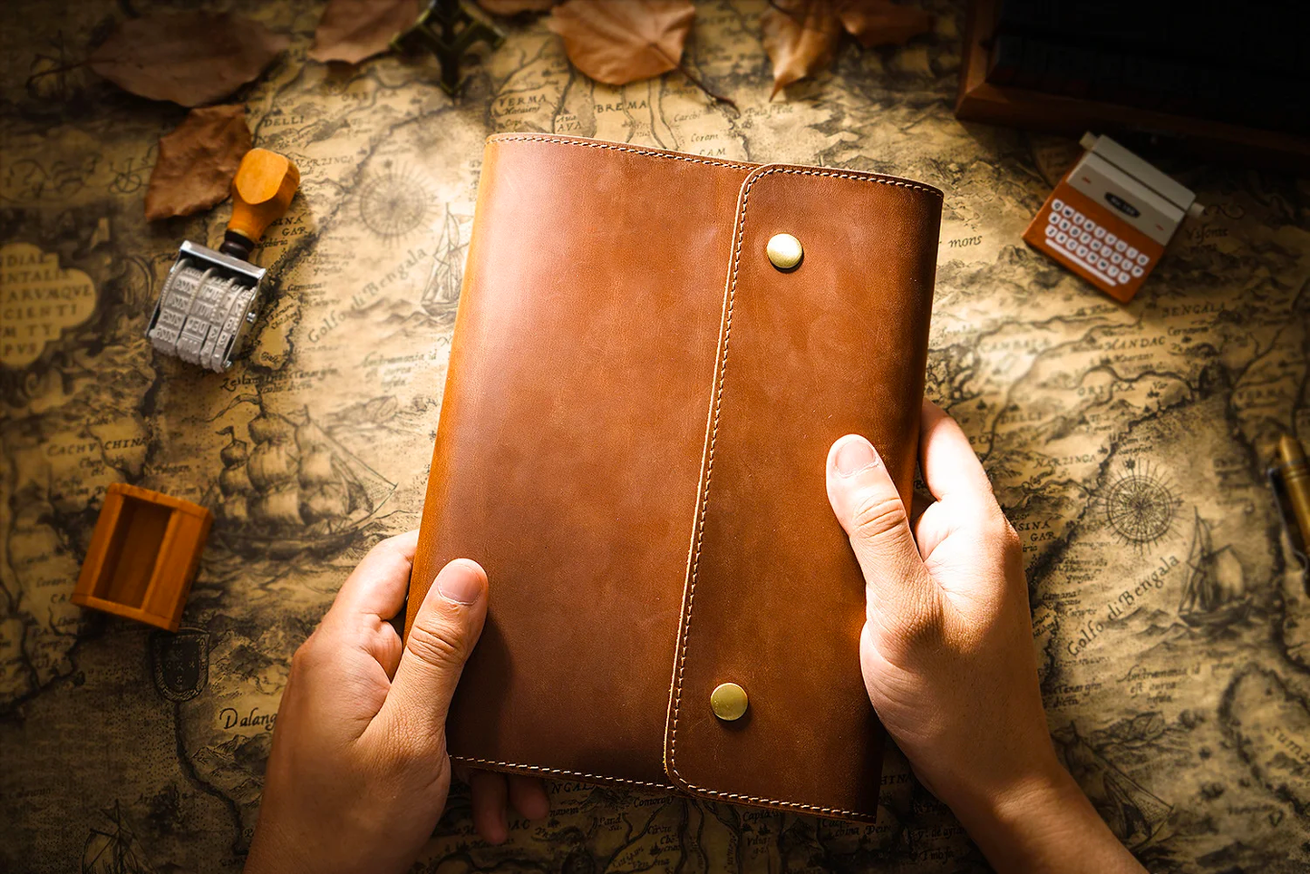 Genuine Leather Notebook Vintage Cowhide Notepad Creative  Sketchbook Diary Notebook
