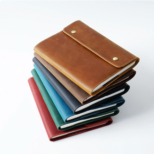 Genuine Leather Notebook Vintage Cowhide Notepad Creative  Sketchbook Diary Notebook