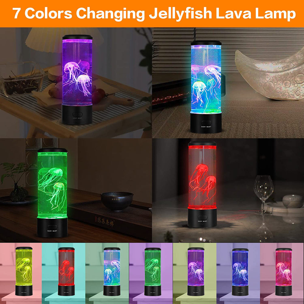 Color Changing Mood Led Fantasy Jellyfish Lava Lamp LED Light